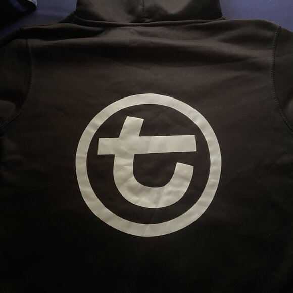 6 7 HOODIE SWEATSHIRT BLACK MEDIUM - Picture 3 of 5